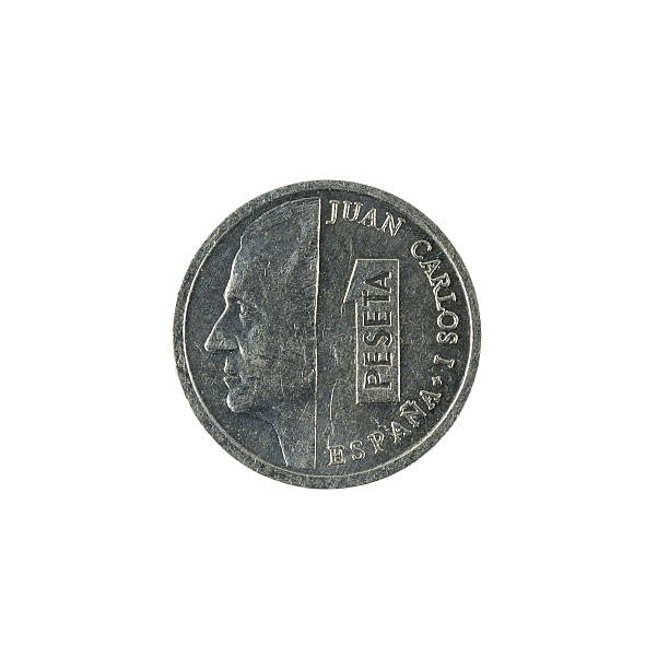 istock one spanish peseta coin (1990) isolated on white background 637975752