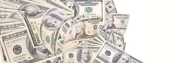 istock One hundred dollar bills close up, U.S. currency 637976106