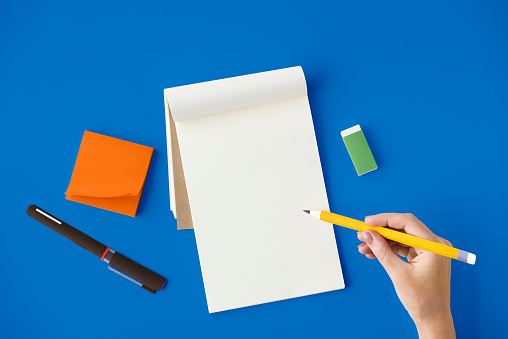 Diary Copy Blank Mockup Empty Page Diary Copy Space Concept Stock Photo - Download ...
