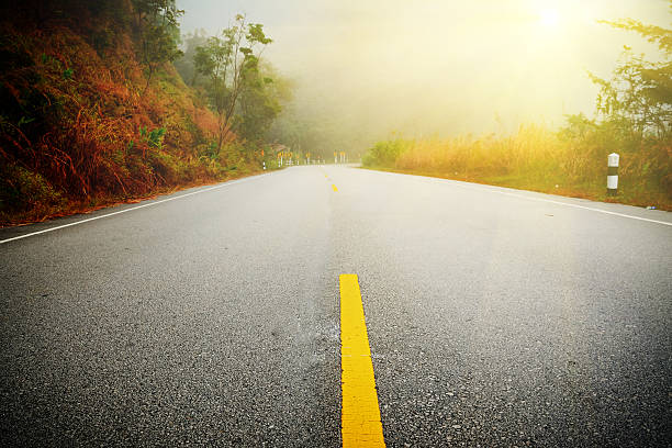 istock streets in the morning sun lit up beautifully. 637980788