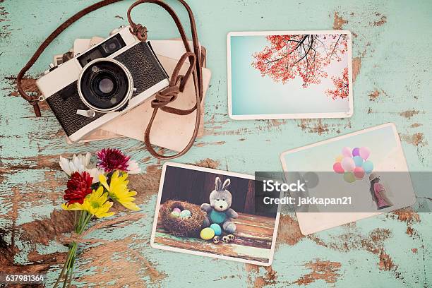 Spring Photo Album Stock Photo - Download Image Now - Easter, Photographic Print, Photography