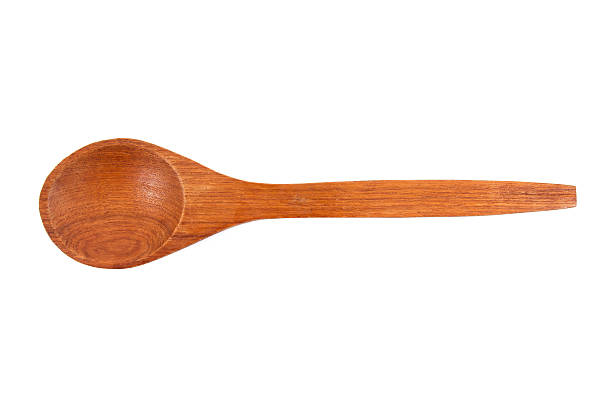 istock Wooden spoon isolated on white background.Wood spoon isolated 637983038