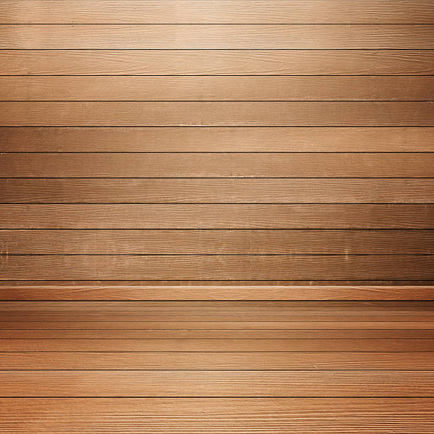 istock room interior with wood wall and floor 637983262