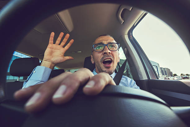 istock Come on, drive that car faster! 637986744