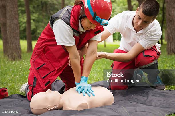 Cpr First Aid Course Stock Photo - Download Image Now - Number 1, Support, CPR