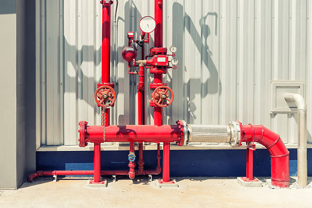 istock Industrial fire protection system,Industrial equipment. 637988866