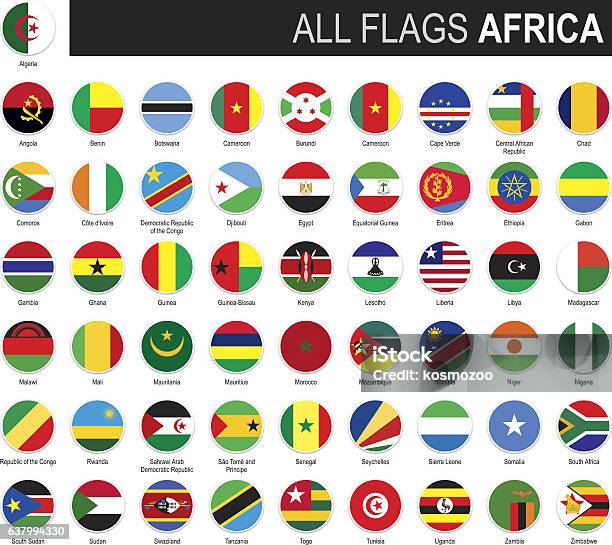 Flags Of Africa Stock Illustration - Download Image Now - Flag, Africa, Country - Geographic Area