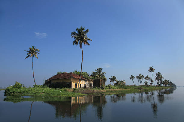 An abandoned house in a beautiful backwater location