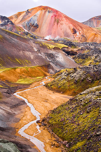 colorful Landmannalaugar mountains in Iceland