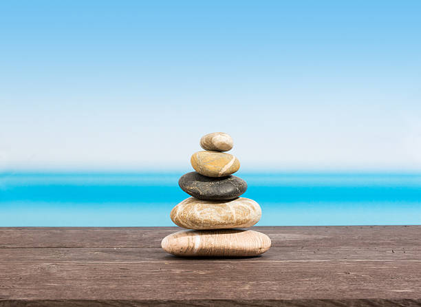 istock Tropical sea seen from the boat. Stones 638006824