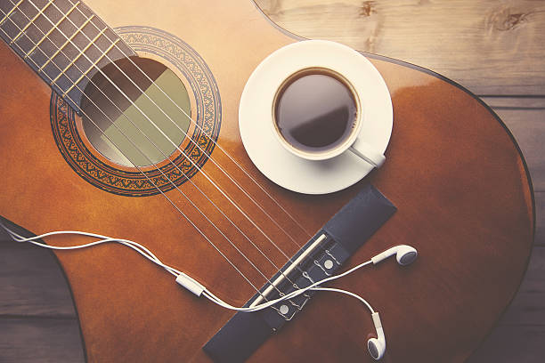 istock offee, guitar and earphone 638008538