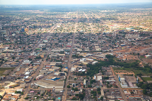 Aerial View of City Porto Velho, Rondônia, Brazil