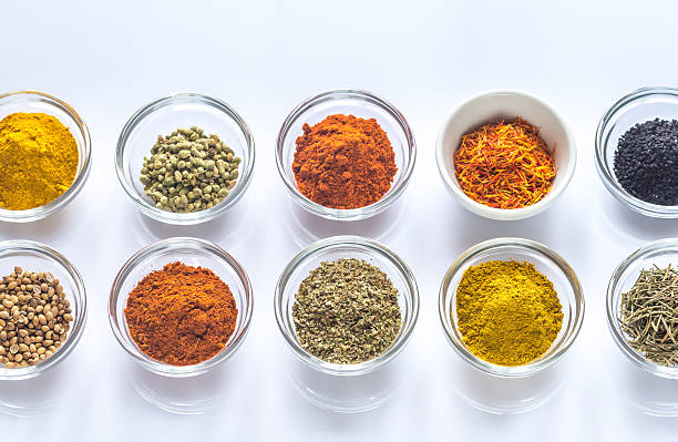 istock Different kinds of spices and herbs 638013294