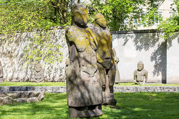 istock stone statue of a scythian warrior 638013614