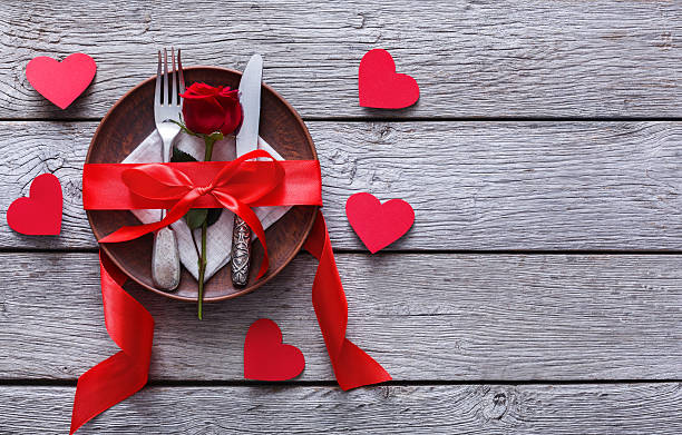 istock Romantic dinner concept. Valentine day or proposal background 638014678