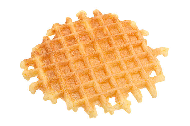 istock Sweet wafers on white 638016524