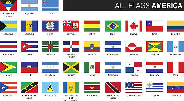 ilustraciones, imágenes clip art, dibujos animados e iconos de stock de six flags of america - flag of guyana