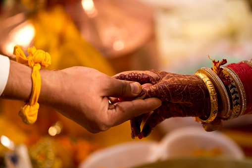 Ceremonia de la boda hindú photo
