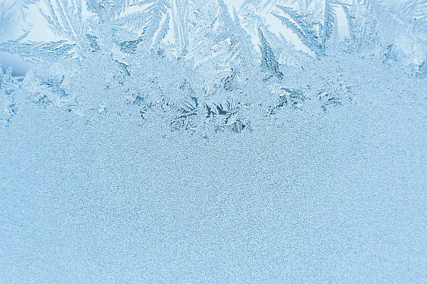 istock Patterns made by the frost on the window 638026998