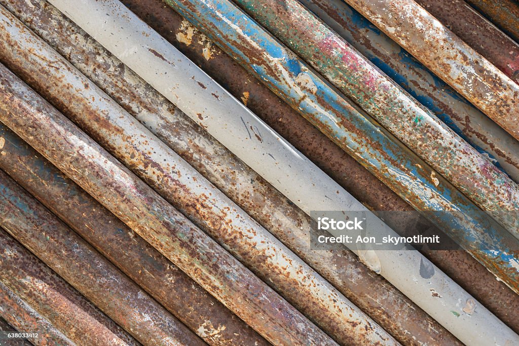 Stack Plumbing Rusty Dirty And Rusty Old Pipes Stack Texture Background Stock Photo ...