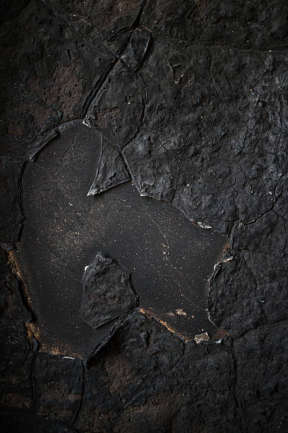 Detail of a wall destroyed by fire