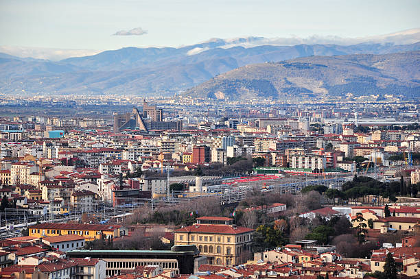 istock Aerial view at Florence Cathedral 638039632