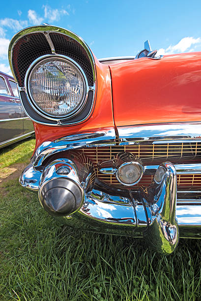 istock headlight luxury retro car close-up 638039834