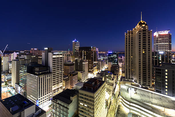 istock Lightening Sky Over Auckland City Centre 638046456