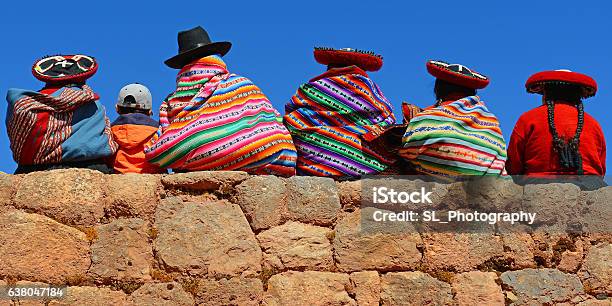 Quechua Indigenous Stock Photo - Download Image Now - Peru, Textile, Andes