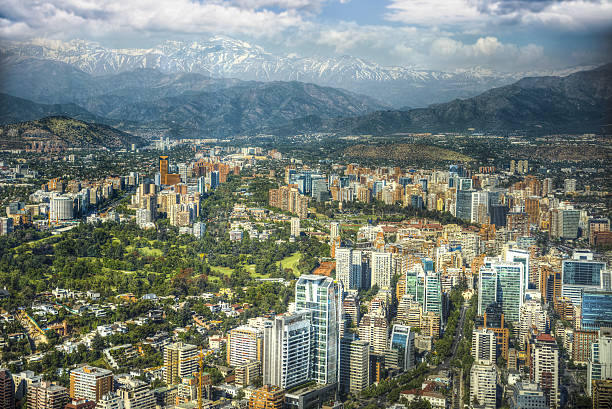istock Panoramic view of Santiago de Chile 638051424