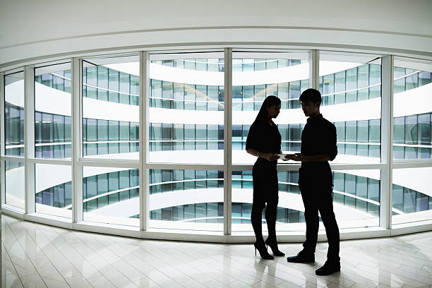 istock Business colleagues meeting in modern office space 638055814