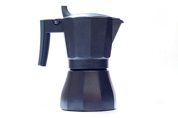 istock Geyser coffee maker in isolation on a white background 638063844