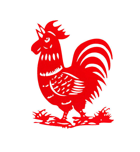 istock red flat paper-cut on white as a symbol 638069300
