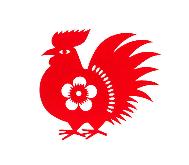 istock red flat paper-cut on white as a symbol 638069342