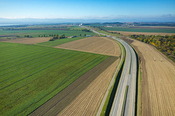 istock New road construction site aerial view 638075654