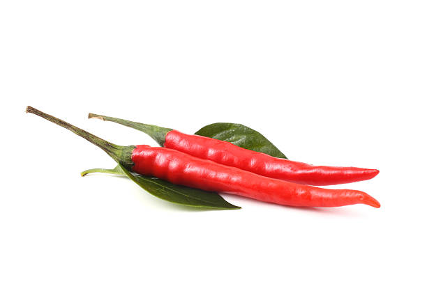 istock Red chili peppers and leves 638076694
