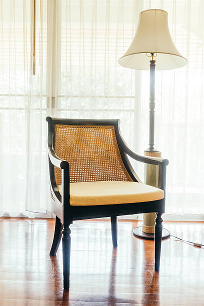 istock Chair with floor lamp 638076806
