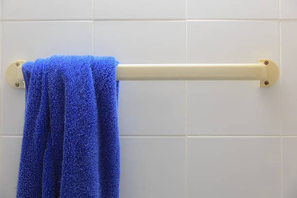 Orange towel and soap