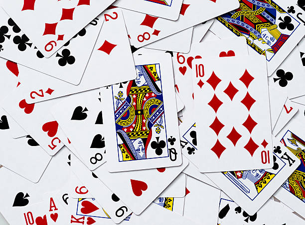 karty do gry tekstura - bridge cards playing leisure games zdjęcia i obrazy z banku zdjęć