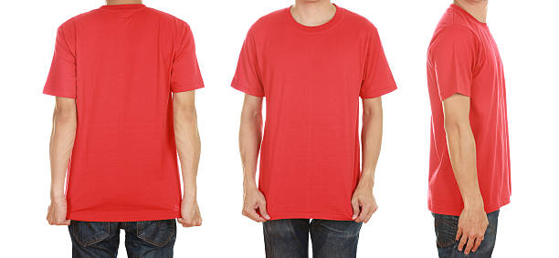 istock man with blank t-shirt 638081884