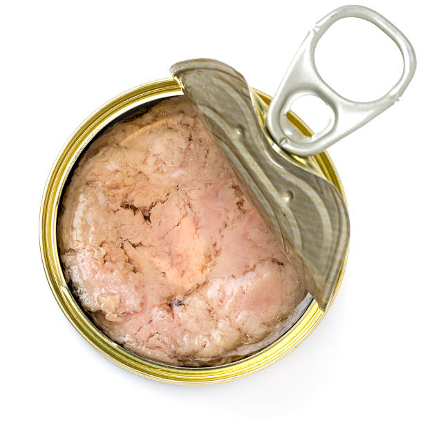 puszka tuńczyka w oliwie z oliwek - full length indoors food nobody zdjęcia i obrazy z banku zdjęć