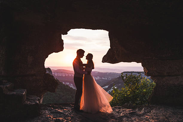 istock Wedding in the mountains Mangup in Crimea 638086692