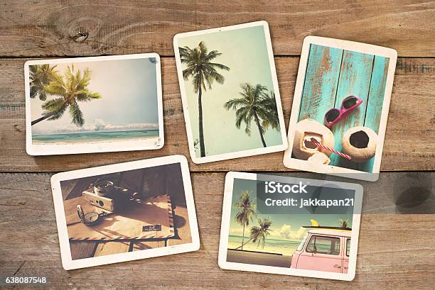 Instant Photo Stock Photo - Download Image Now - Photographic Print, Photography, Vacations