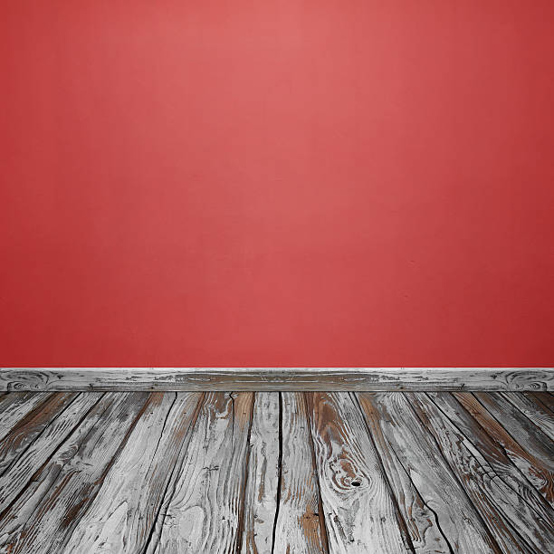 istock room interior with concrete wall and wood floor 638094112