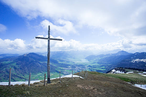 istock The Cross At Rigi Kulm 638095230