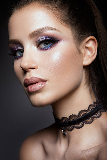 istock Beautyful girl with bright make up 638098208