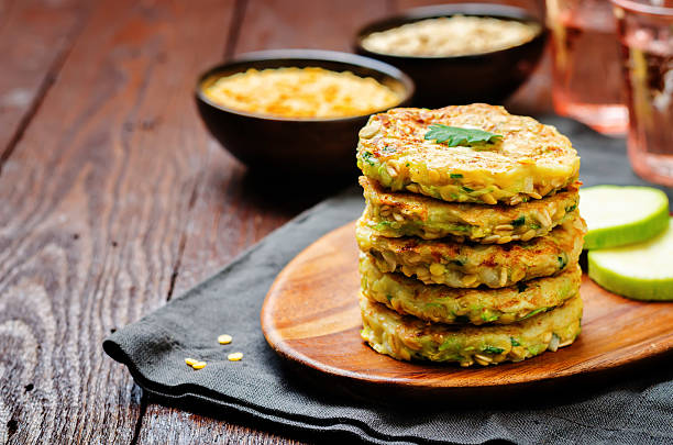 istock Zucchini lentils oats parsley fritters 638099158