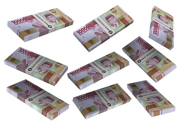 istock 3D Indonesian rupiah money white background 638101314