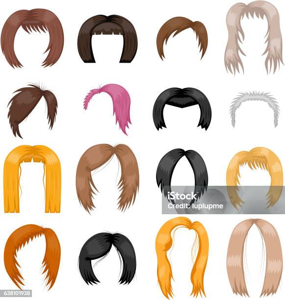 Wig Graphics Wigs Hairstyle Vector Illustration Stock Illustration - Download Image ...