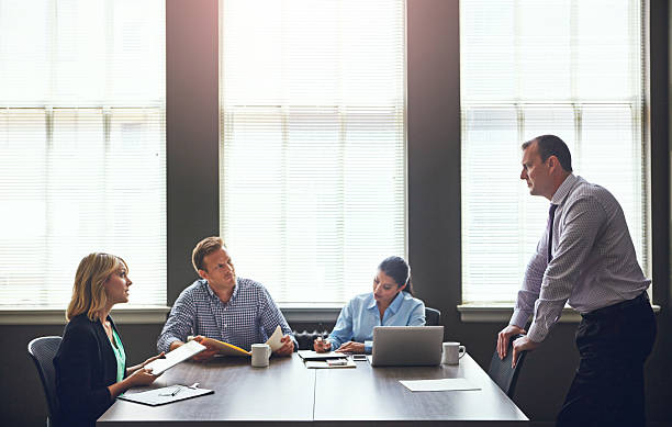 istock Making the most of their meeting with excellent teamwork 638104146